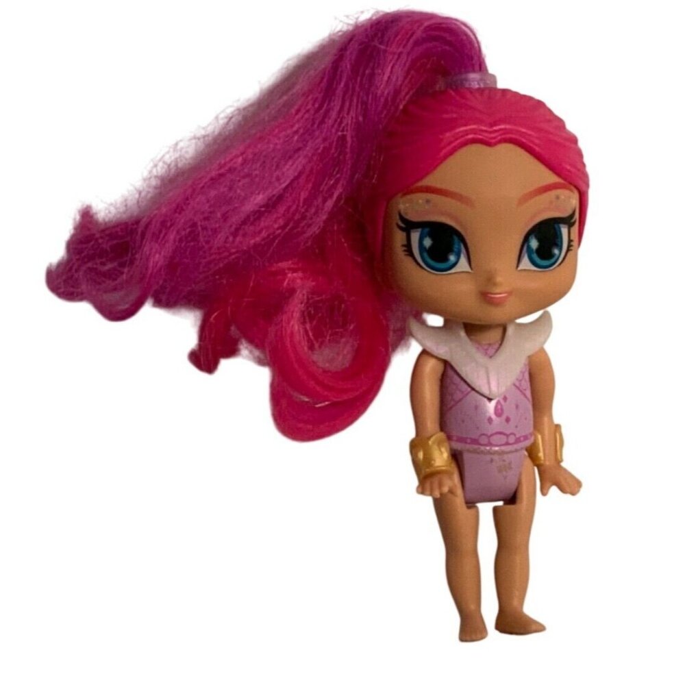 Shimmer & Shine 2015 Mattel Doll With Pink Hair 6 Inches Tall